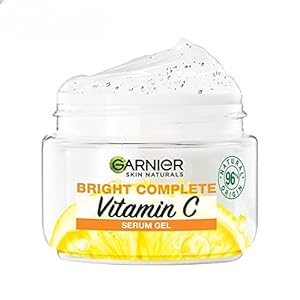 Garnier Bright Complete Vitamin C Serum Gel, Vitamin C Cream For Instant Brighter Skin, 45g