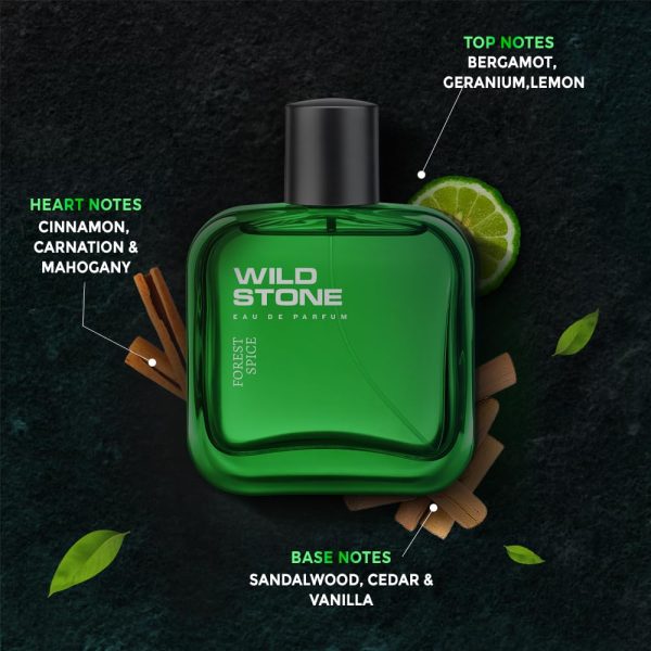 Wild Stone Forest Spice Premium Perfume for Men, 50ml| Eau De Parfum|Long Lasting Fragrance Spray for Men|Luxury Eau De Parfum - Image 5