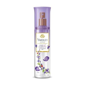 Yardley London Violet & Raspberry Fine Fragrance Mist Spray| 2X Fresh Perfume Spray For Women| 91% Naturally Derived| 135Ml