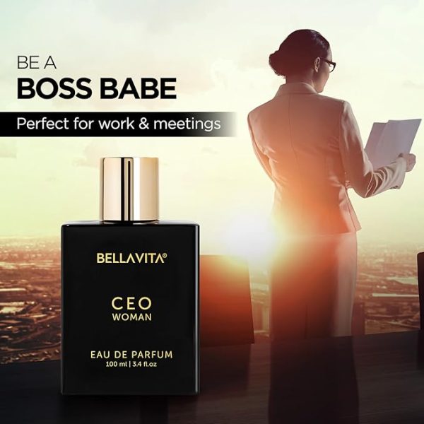 Bella Vita Luxury CEO Woman Eau De Parfum Perfume with Bergamot, Tonka & Vanilla|Premium,Long Lasting Woody & Fruity Fragrance Scent for Women, 100 ML - Image 2